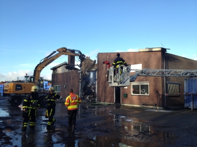 DWZ na de brand, 15.00 uur