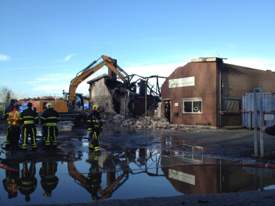 DWZ na de brand, 15.00 uur